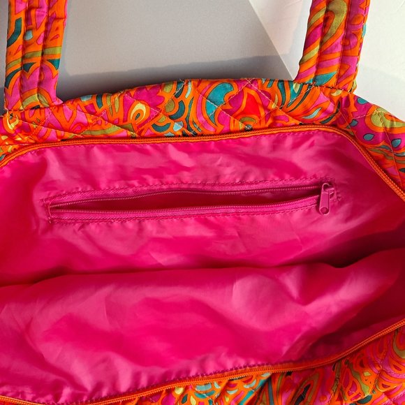 Sally Spring Flare Tote Paisly Print by Angel Beauty US - Picture 5 of 5